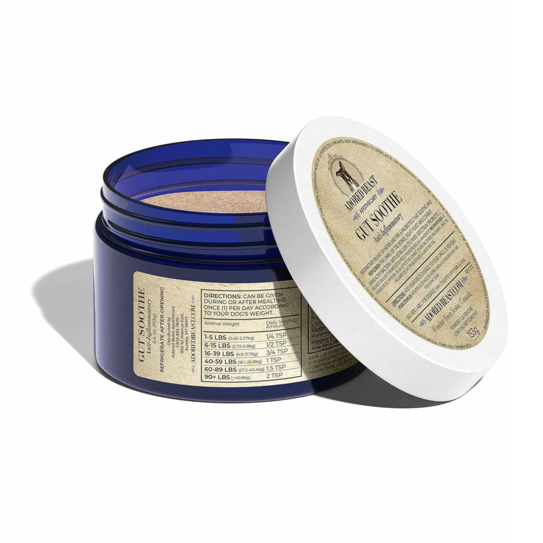 Adored Beast Gut Soothe probiotiques chien