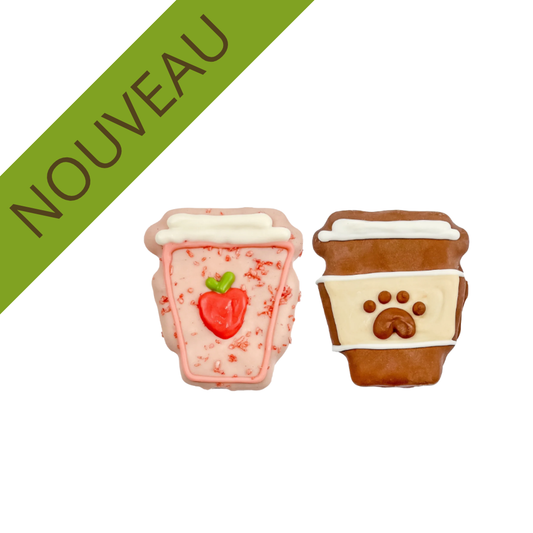 BOSCO & ROXY | Biscuit "Pawsome pink smoothie and barkuccino" chien