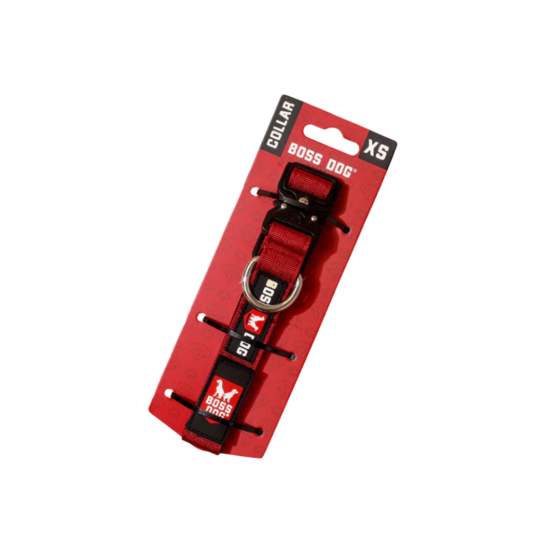 BOSS DOG | Collier tactique 20"-28" Rouge
