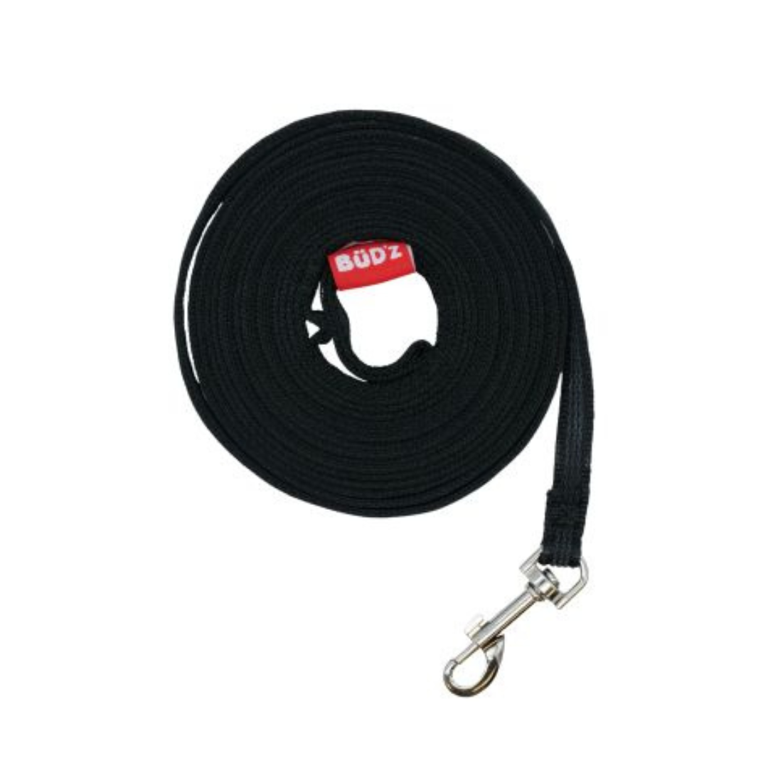 BUD'Z | Longe d'entrainement avec bande antidérapantes noire 15'x1/2"
