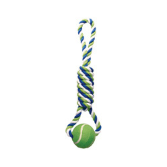 Balle tennis avec corde