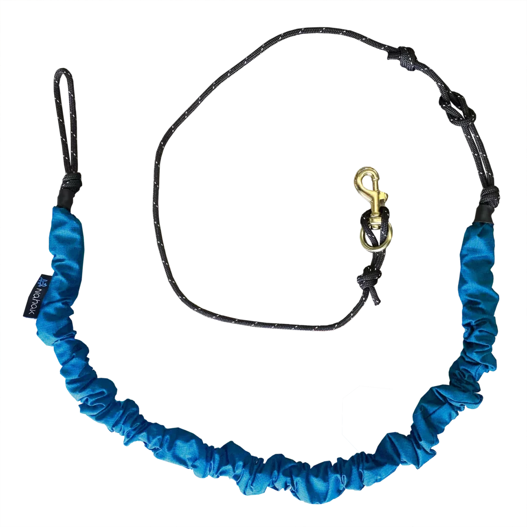 NAHAK | Ligne bungee aqua pour bikejoring. Nature Animale, votre référence en alimentation animale à Mascouche.