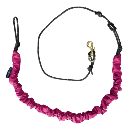NAHAK | Ligne bungee rose pour bikejoring. Nature Animale, votre référence en alimentation animale à Mascouche.