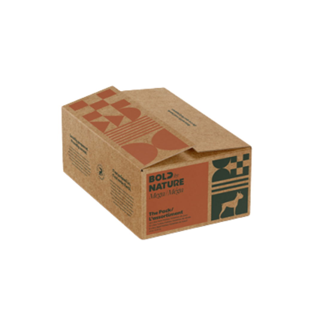 Bold by Nature assortiment sans poulet 24lbs. Nature Animale, votre référence en alimentation animale à Mascouche.