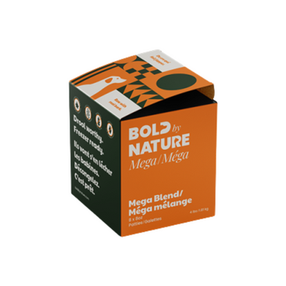 Bold by nature mega melange 4lbs pour chien. Nature Aniamel, votre référence en alimentation animale à Mascouche.