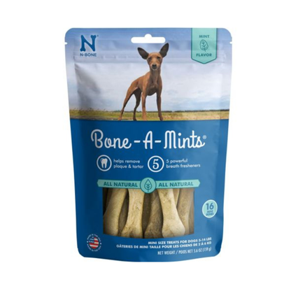 Bone-a-mint mini chien