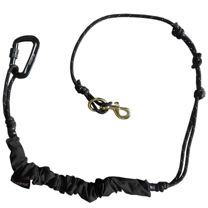 NAHAK | Ligne bungee multisports noire pour chien. Nature Animale, votre référence en alimentation animale à Mascouche.