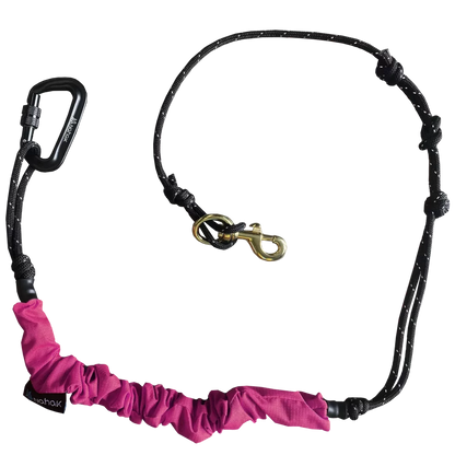 NAHAK | Ligne bungee multisports rose pour chien. Nature Animale, votre référence en alimentation animale à Mascouche.