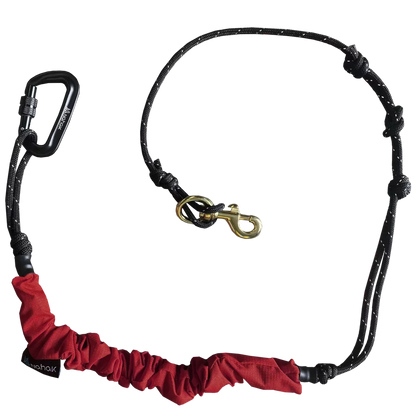 NAHAK | Ligne bungee multisports rouge pour chien. Nature Animale, votre référence en alimentation animale à Mascouche.