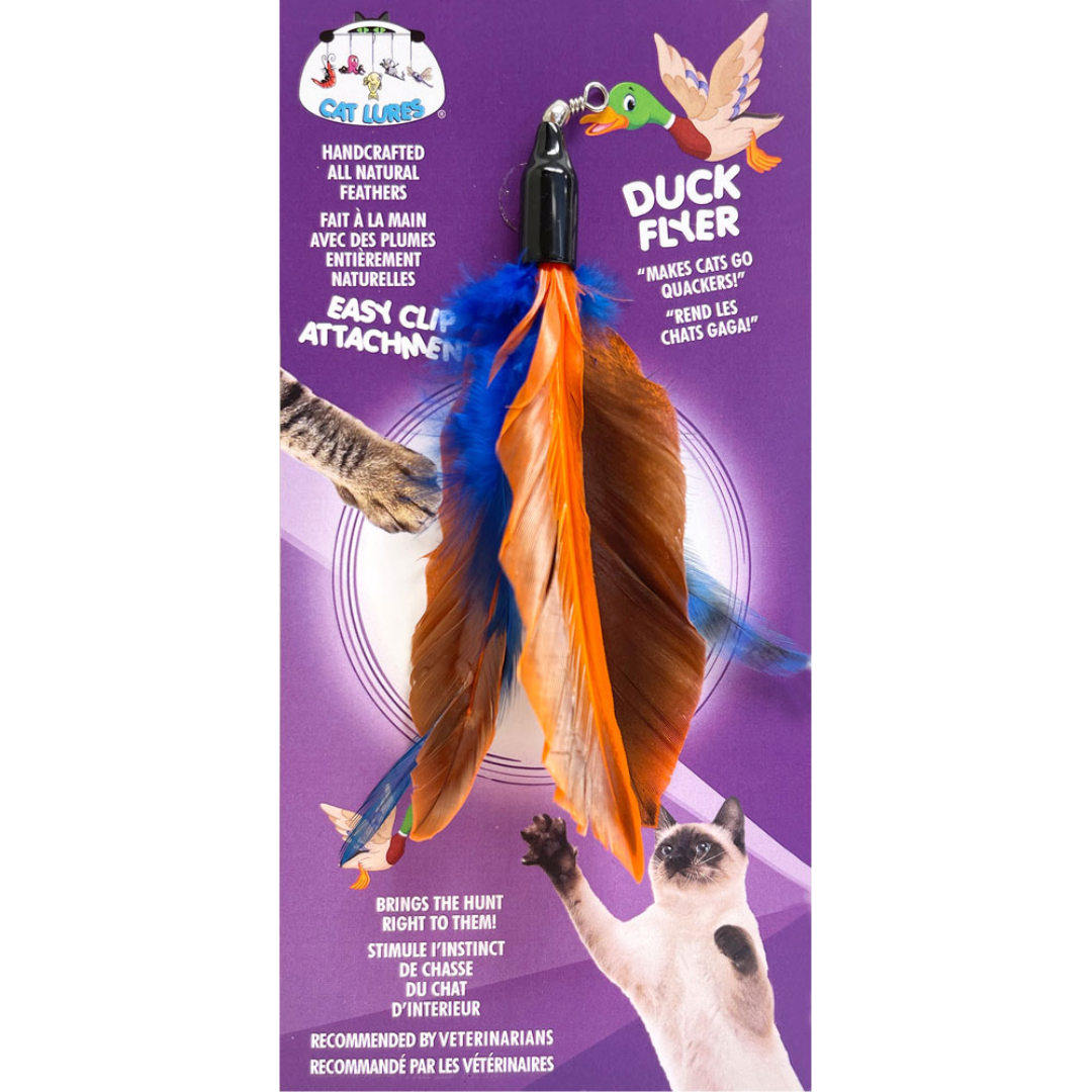 CAT LURES | Leurre pour chat avec plumes de canard