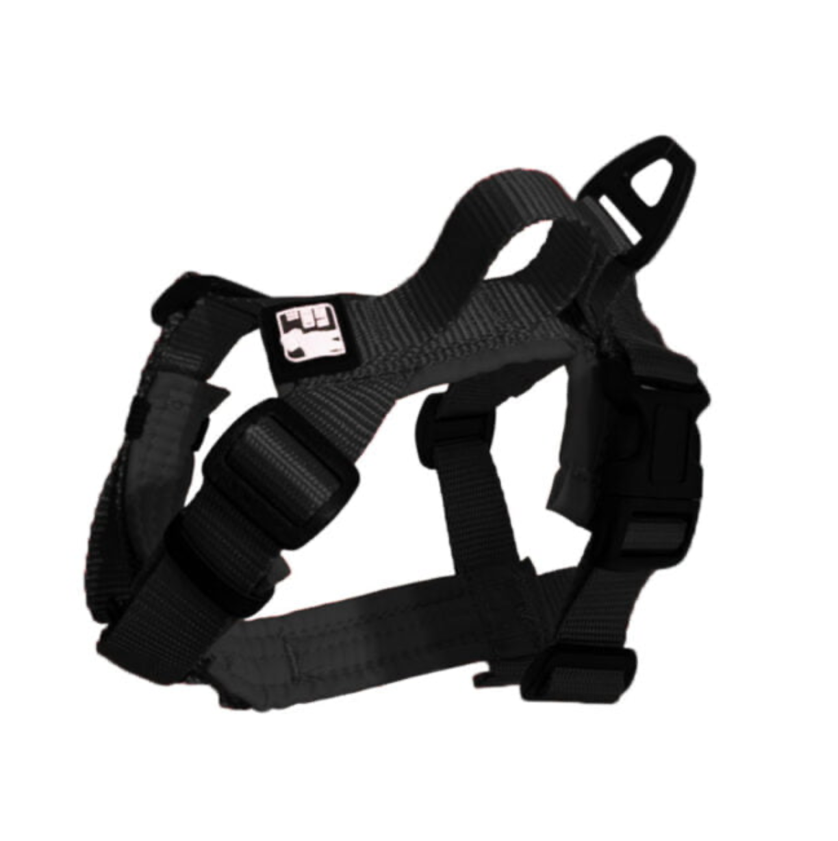 LE CHIEN BLANC | Harnais noir pour chiens mini. Nature Animale, votre référence en alimentation animale et sport canin à Mascouche.