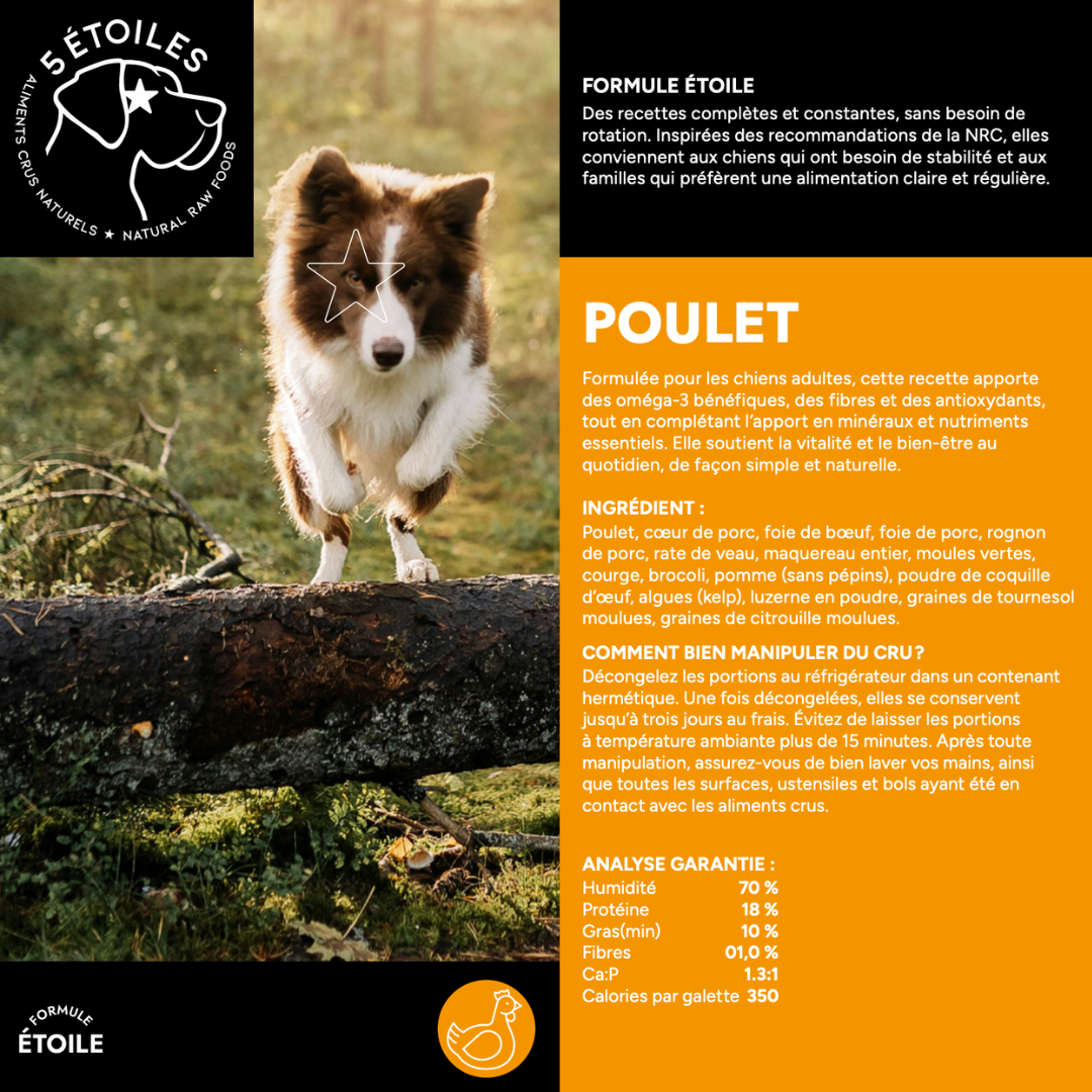 5 ÉTOILES | Formule Étoiles Poulet