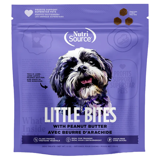 NUTRISOURCE | Little Bites beurre d'arachide 6 oz