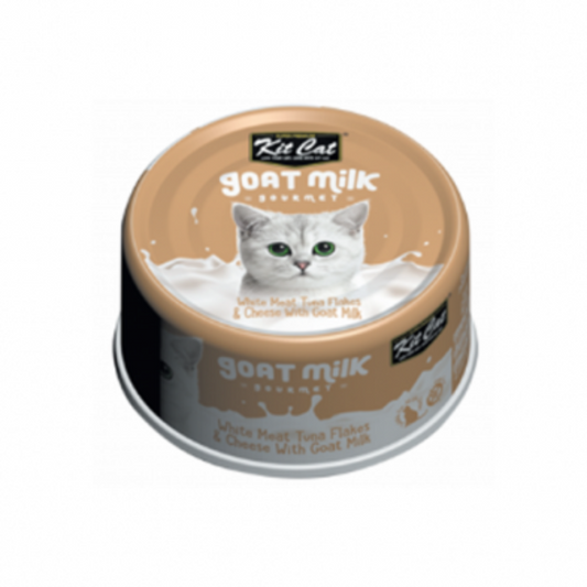 KIT CAT GOAT MILK GOURMET | Chat, Lait de chèvre, thon et fromage 70g