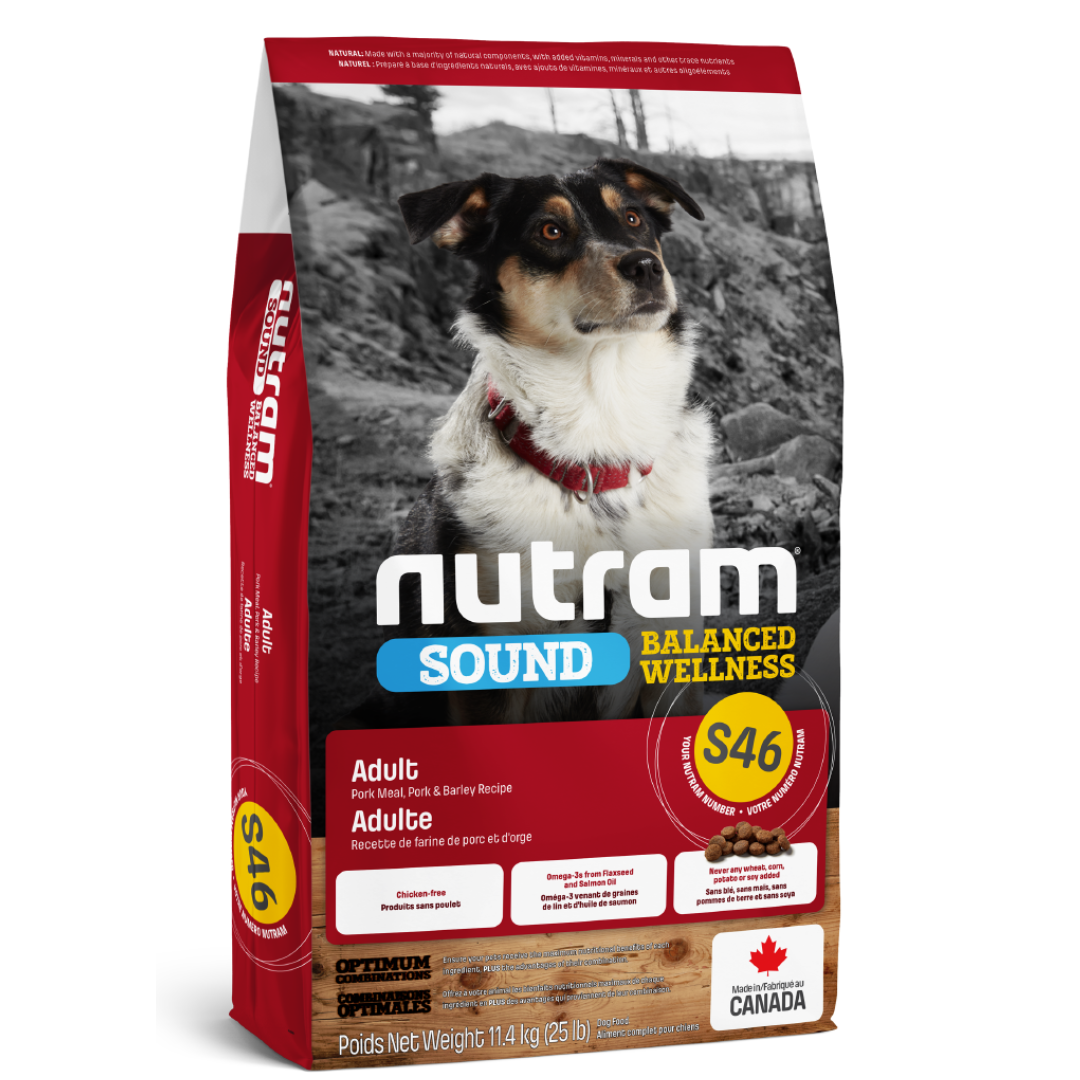 NUTRAM | S46 Adulte toutes races au porc