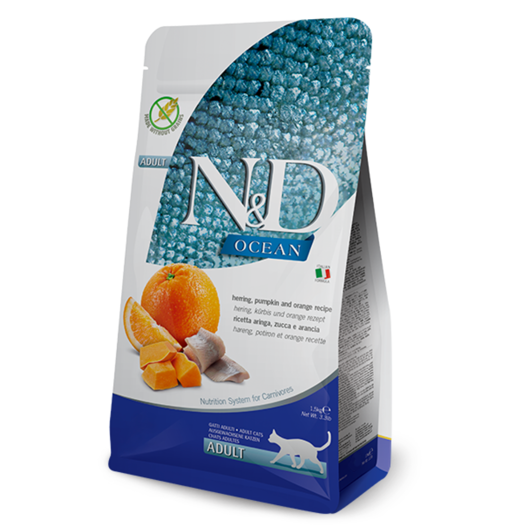 FARMINA N&D | S/G Océan Chat, hareng citrouille et orange