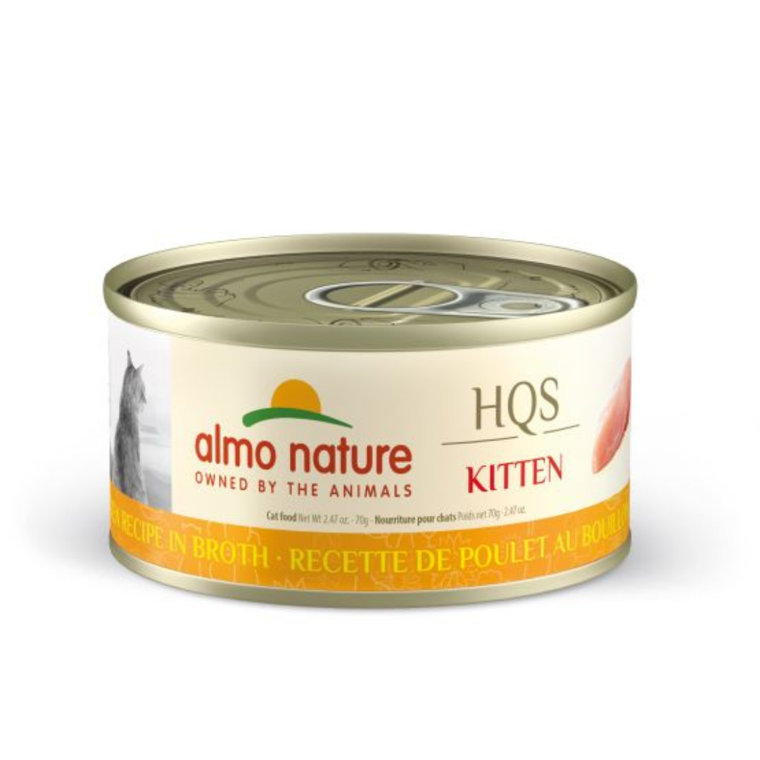 ALMO NATURE | NATURAL HQS CHATON, Poulet au bouillon 70g