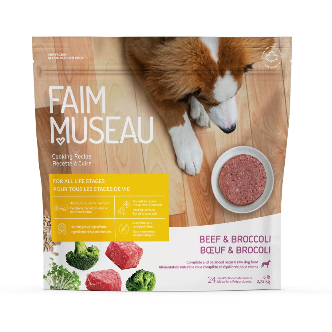 FAIM MUSEAU | Boeuf & brocoli 6 lbs