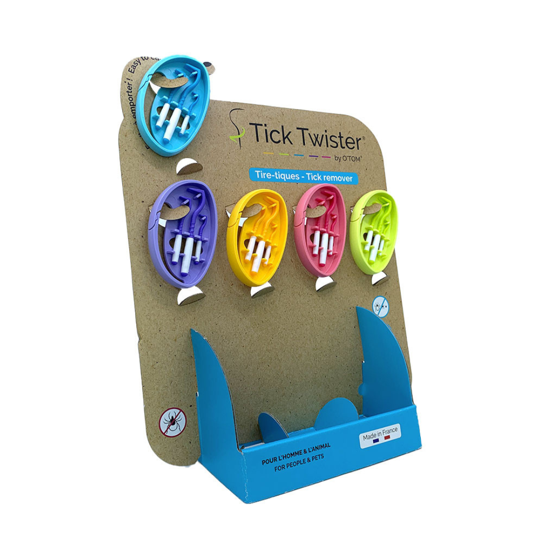 TICK TWISTER | Crochet à tiques avec attache clipbox