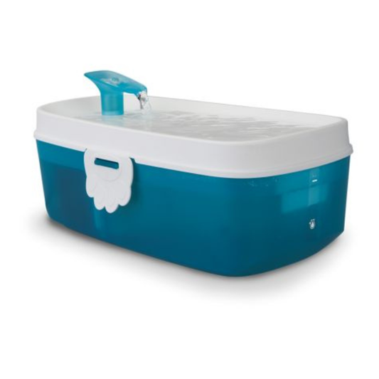 DOG H2O | Fontaine chat blanc et bleu 2.5L