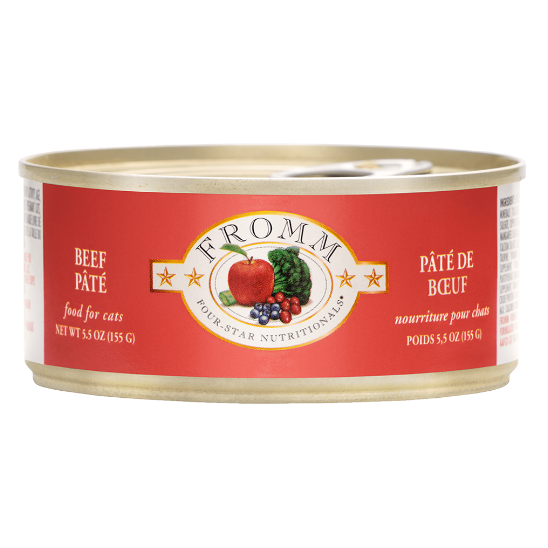 FROMM 4 STAR | Chat, Pâté de boeuf 5.5 oz