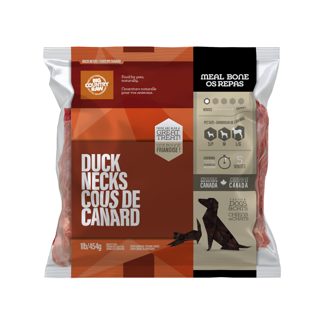 BIG COUNTRY RAW | Cous de canard 1lb