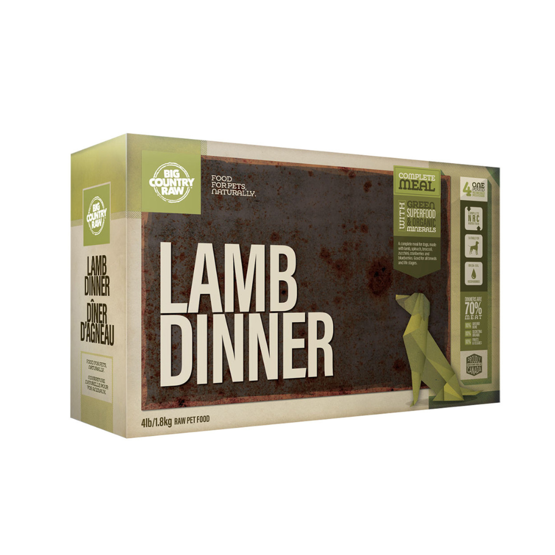 BIG COUNTRY RAW | Dîner agneau 4lbs