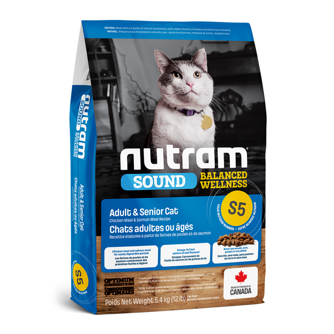 NUTRAM | S5 Chat, Poulet et saumon