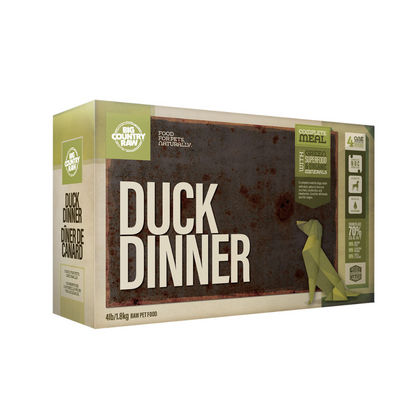 BIG COUNTRY RAW| Dîner de canard 4lbs