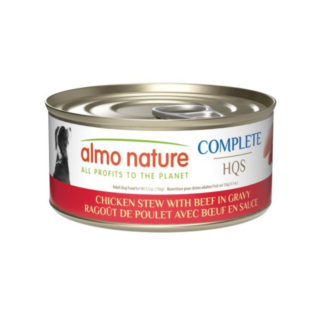 ALMO NATURE | COMPLETE HQS Ragoût de poulet avec bœuf en sauce 156g
