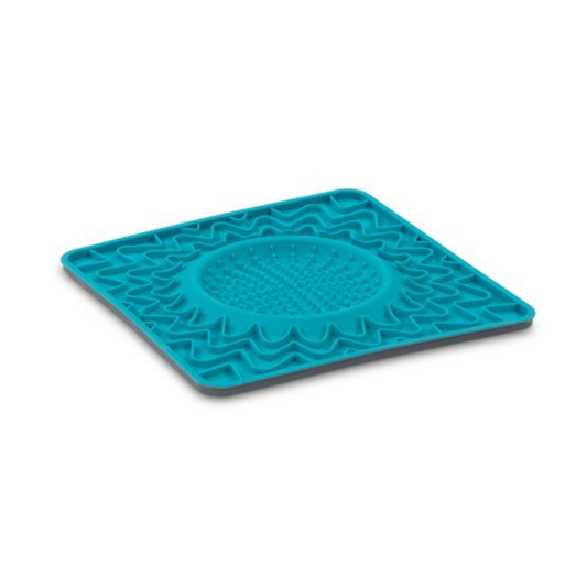 MESSY MUTTS | Tapis en silicone avec cadre & bol 10"x10"