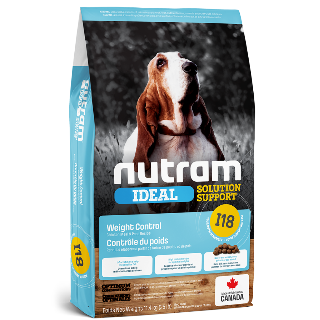 NUTRAM | I18 Adulte, contrôle du poids au poulet