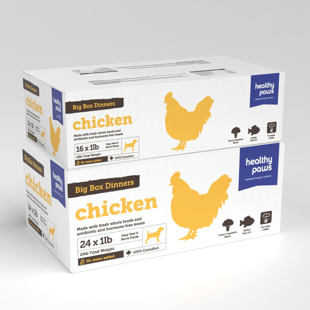 HEALTHY PAWS | Boîte diner poulet