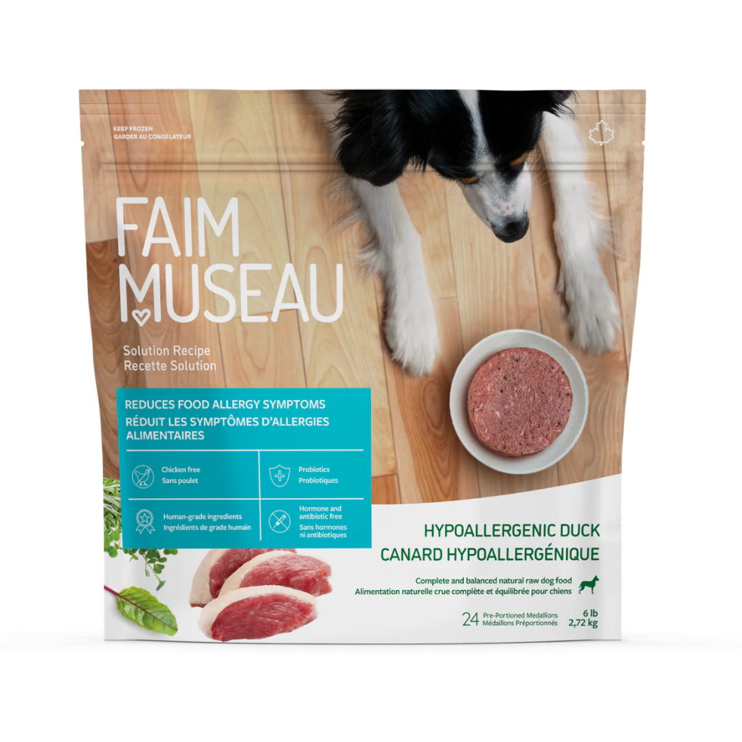 FAIM MUSEAU | Canard hypoallergénique 6 lbs
