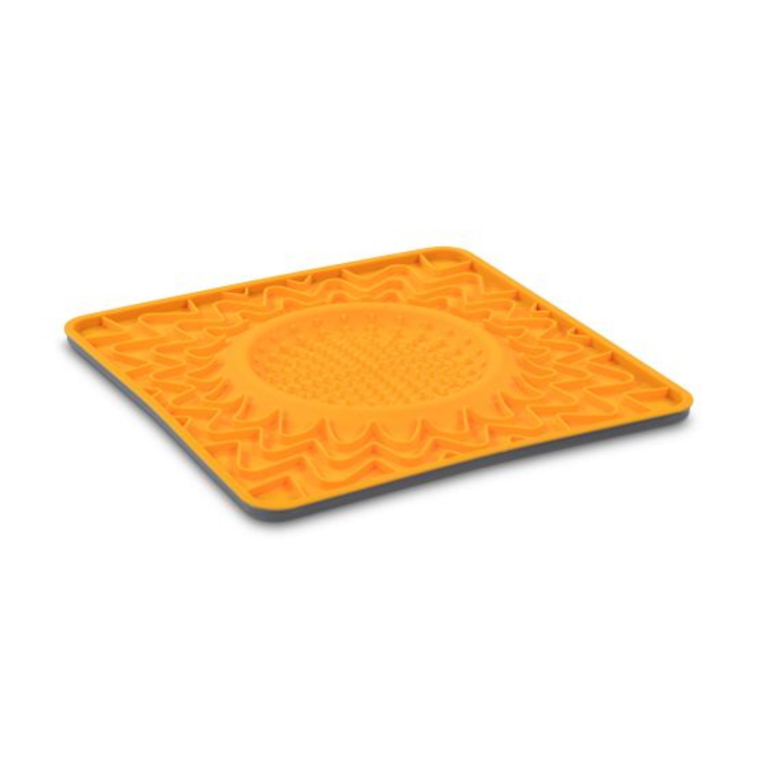 MESSY MUTTS | Tapis en silicone avec cadre & bol 10"x10"