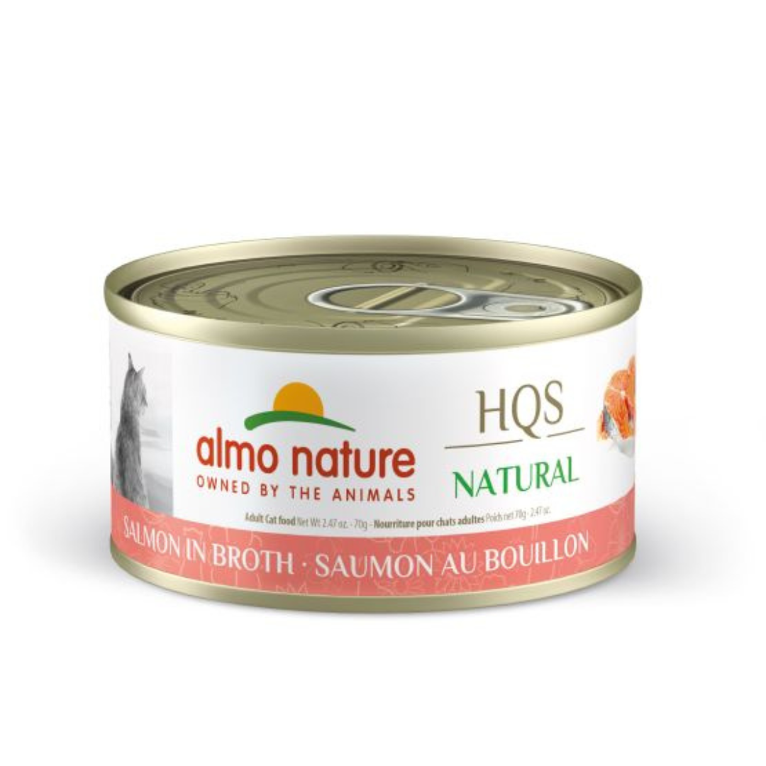 ALMO NATURE | NATURAL HQS Saumon au bouillon 70g