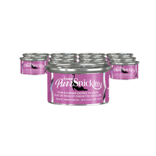 FROMM | Purrsnickitty Plat de thon et crevettes en gelée 3 oz