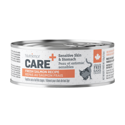 NUTRIENCE | Care Chat, Pâté au saumon, estomac sensible 156g