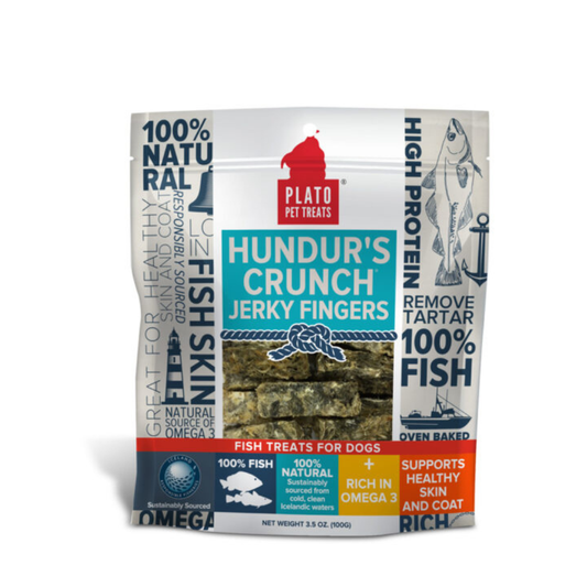 PLATO | Hunder's crunch Peau de morue 3.5 oz
