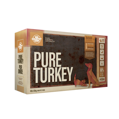 BIG COUNTRY RAW | Pur dinde 4lbs