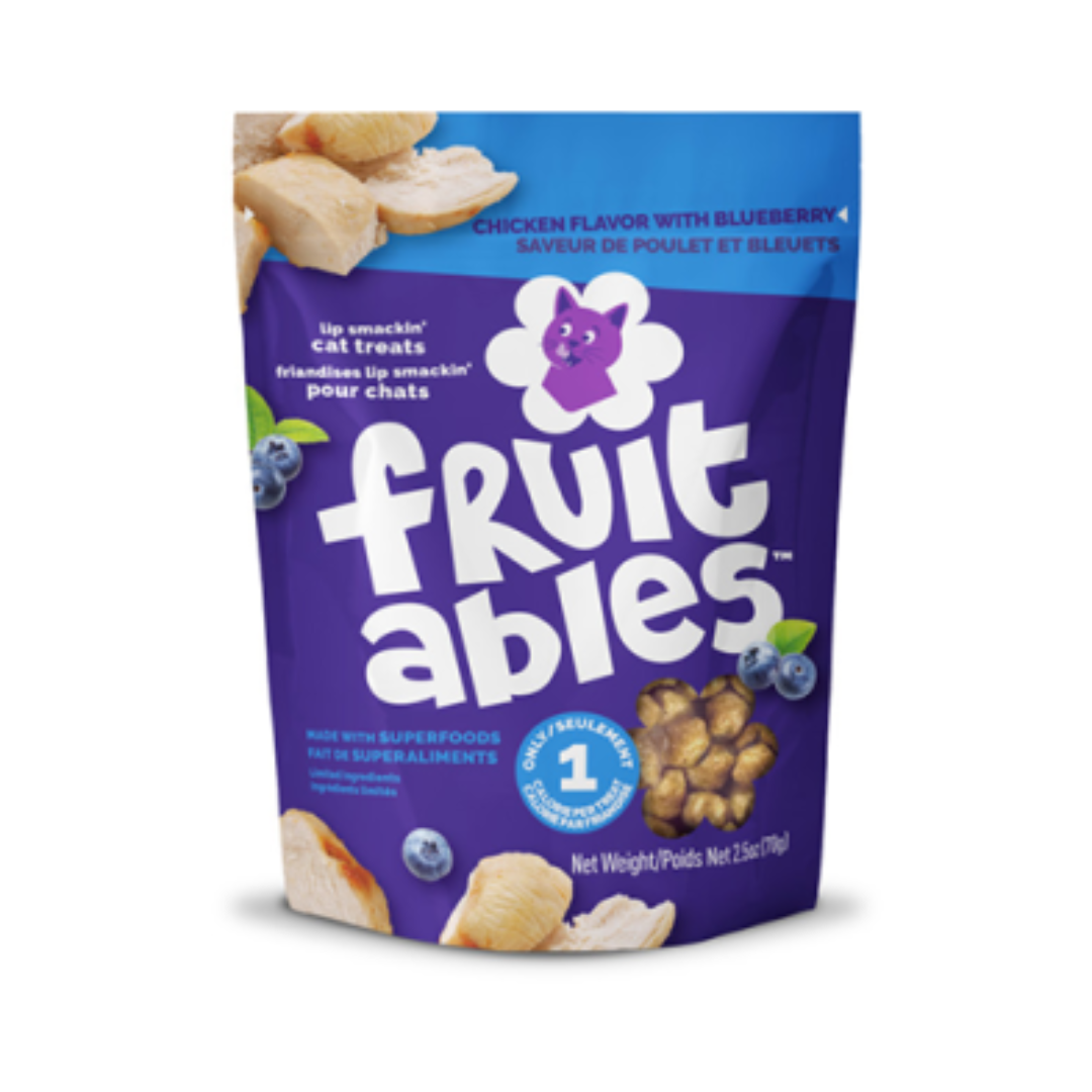 FRUITABLES | Chat, poulet et bleuets 2.5oz