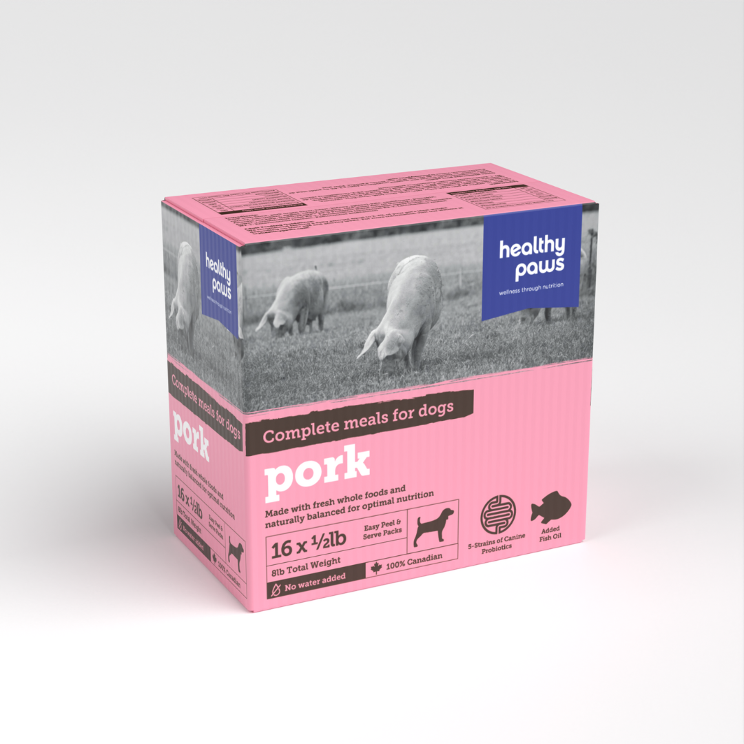 HEALTHY PAWS | Porc 16 x 1/2lb
