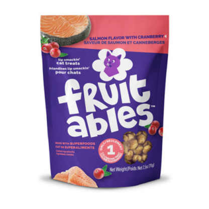 FRUITABLES | Chat, saumon et canneberge 2.5 oz