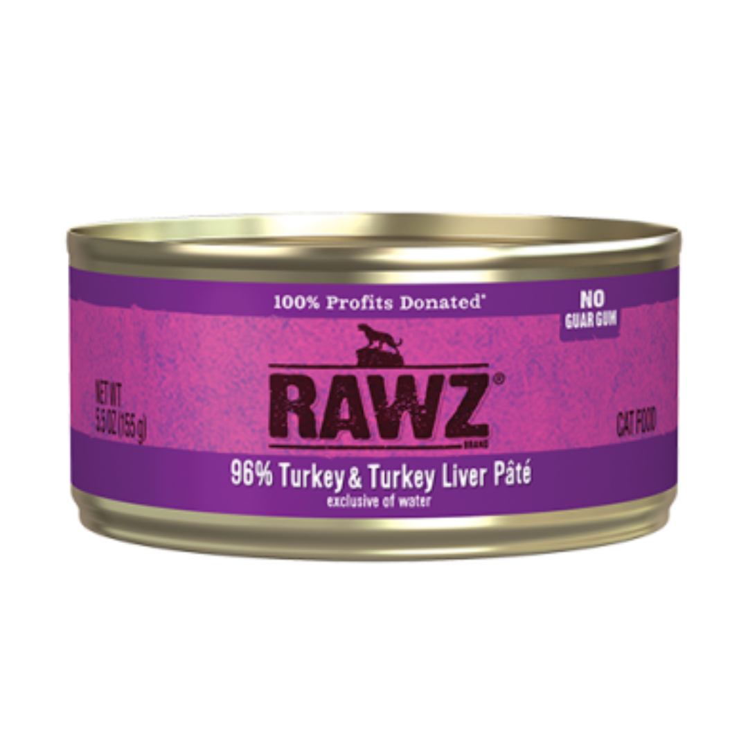 RAWZ | Chat, Pâté de dinde et foie de dinde 5.5oz