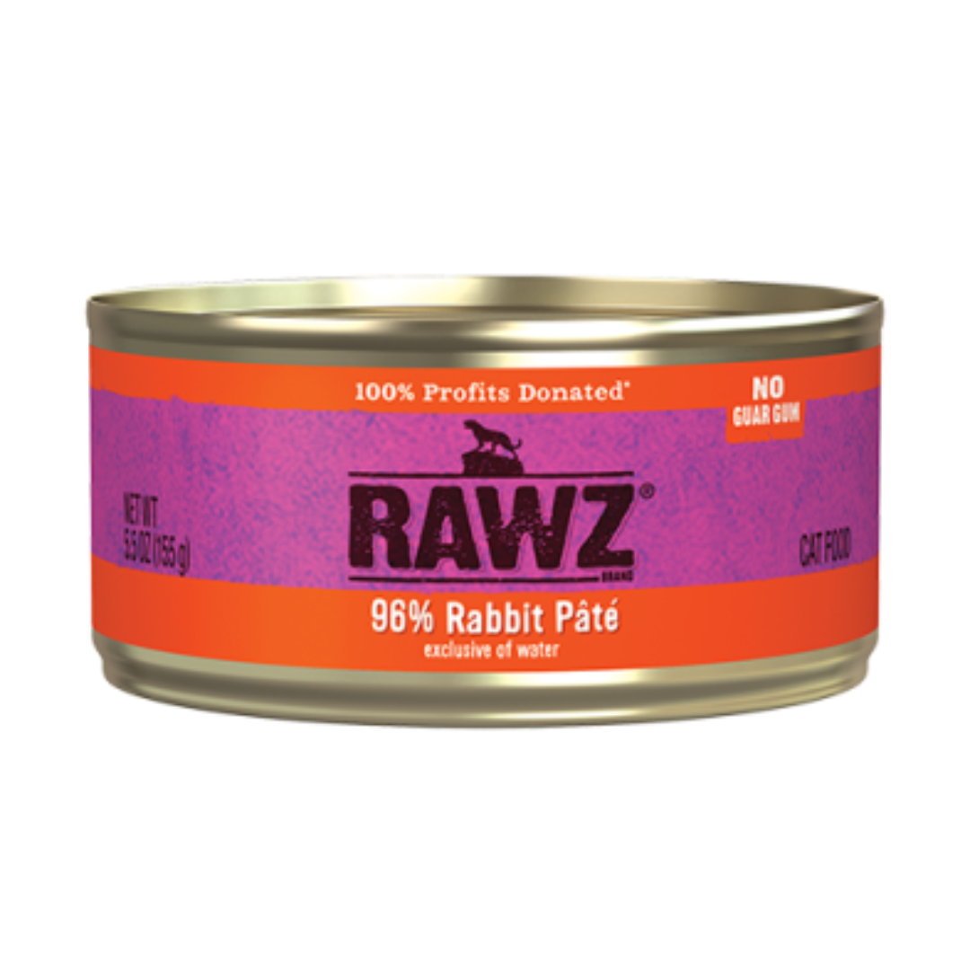 RAWZ | Chat, Pâté de lapin 5.5 oz