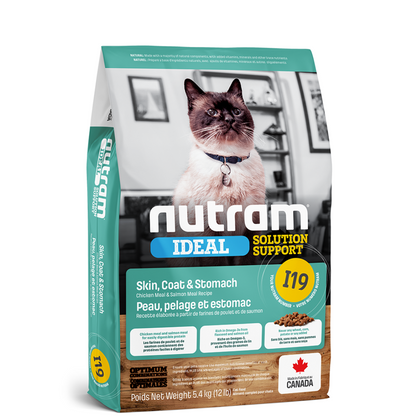 NUTRAM | I19 Chat, Peau, pelage et digestion
