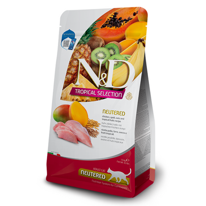 FARMINA N&D | Tropical chat stérilisé, poulet 1.5 kg