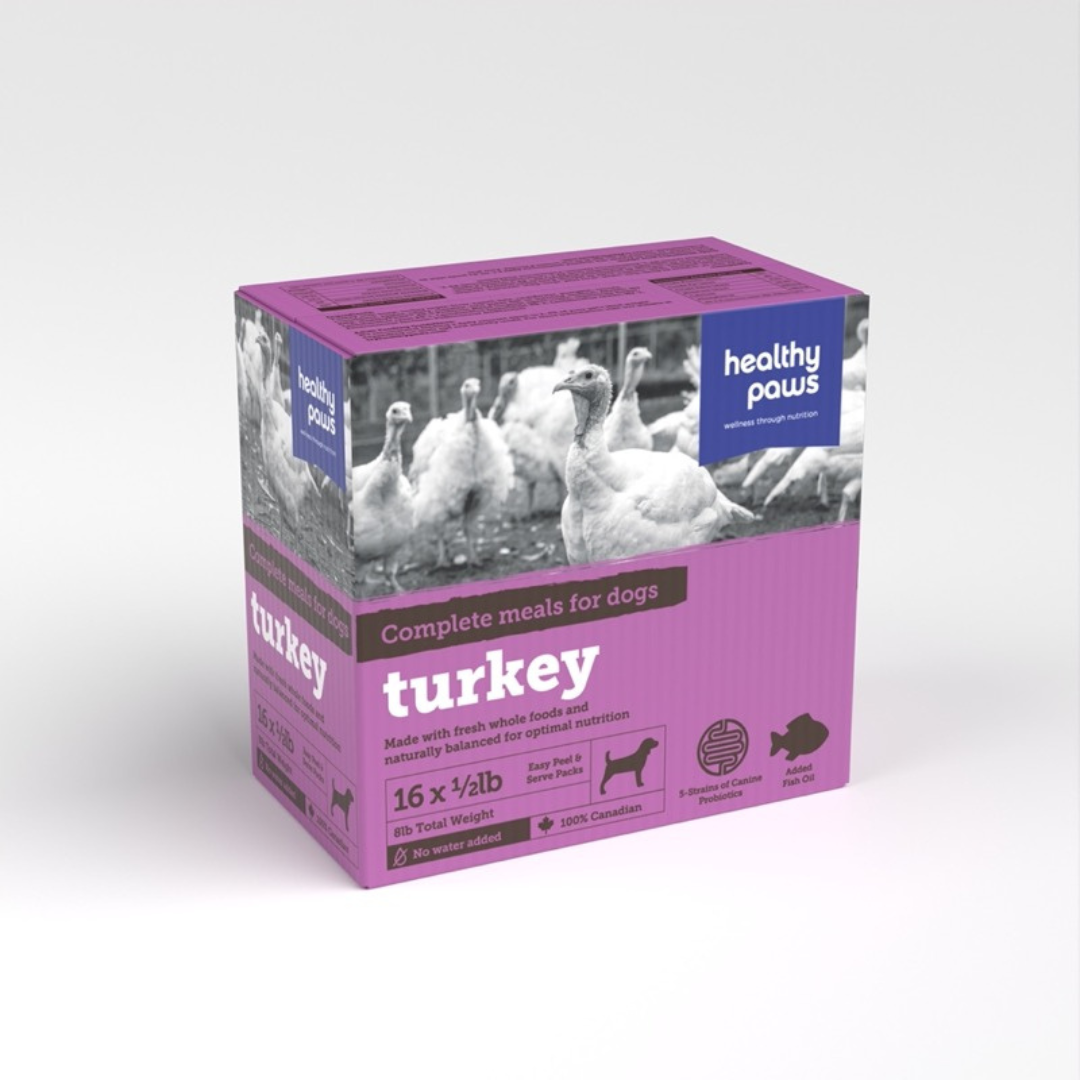 HEALTHY PAWS | Dinde 16 x 1/2lb