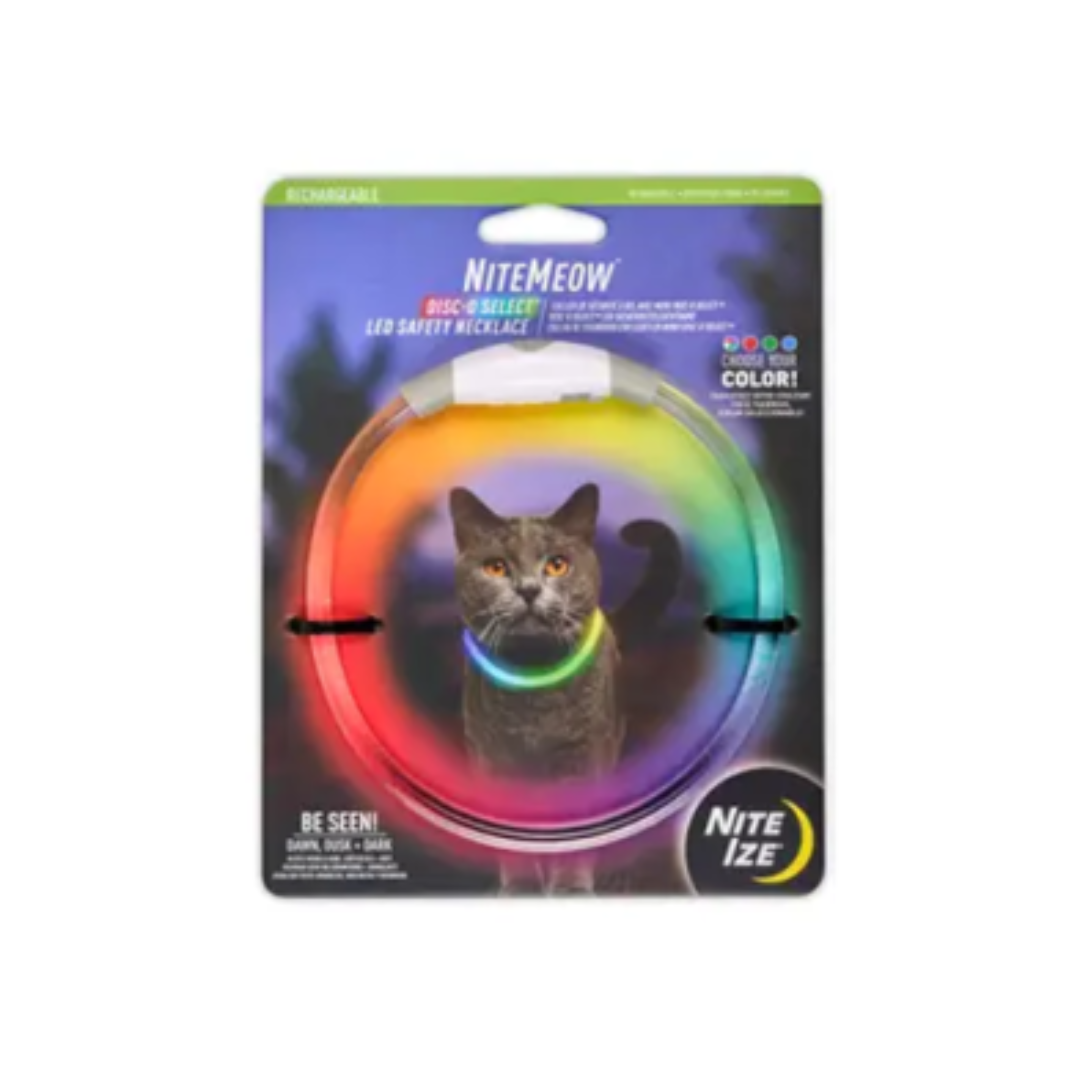 NITE IZE | Collier de sécurité LED rechargeable pour chat