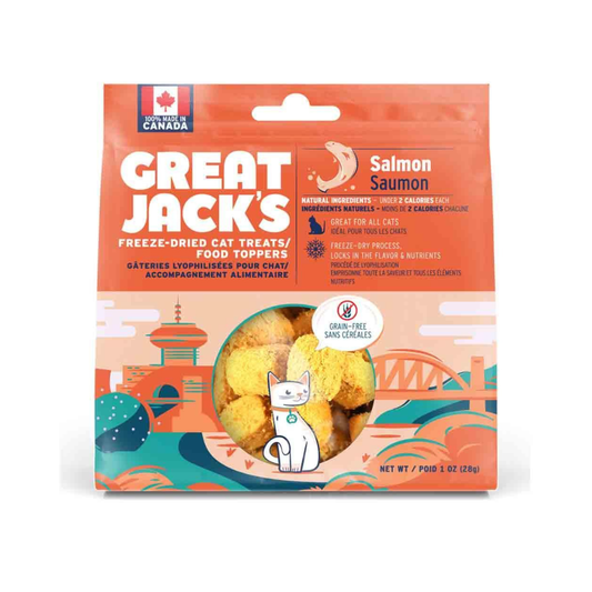 GREAT JACK'S | Chat, saumon lyophilisé